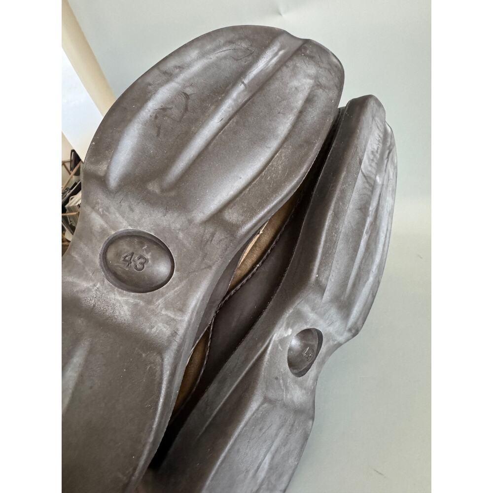 Vtg Y2K Kenneth Cole Reaction Shoe Size 43 Suede Chunky Lug Sole Slip On Clog - Picture 7 of 7